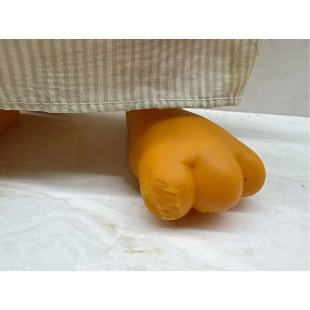 SUPER RARE!!! Goodnight Garfield Collector Item Vintage Works Rubber Face Plush